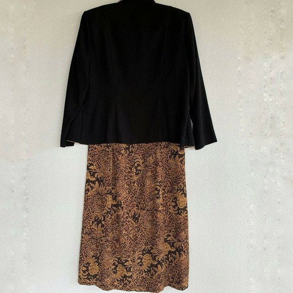 Studio I NEW Women Two‎ Piece Dress Set Size 16 Pet - Picture 6 of 8